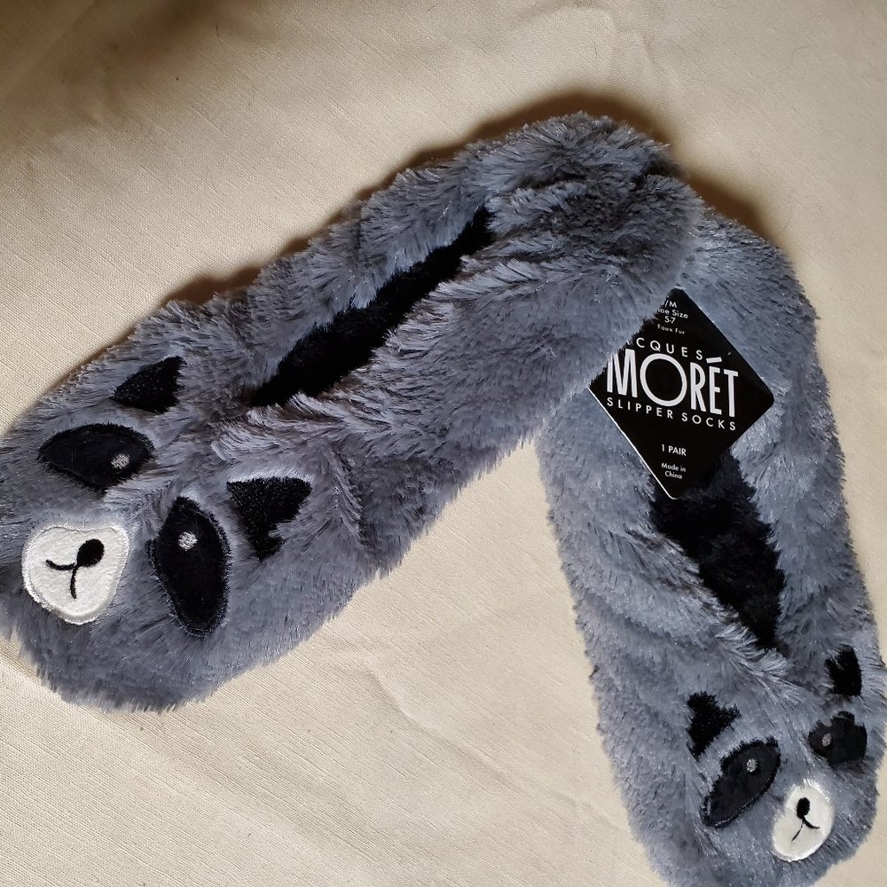 Slippers raccoon NEW